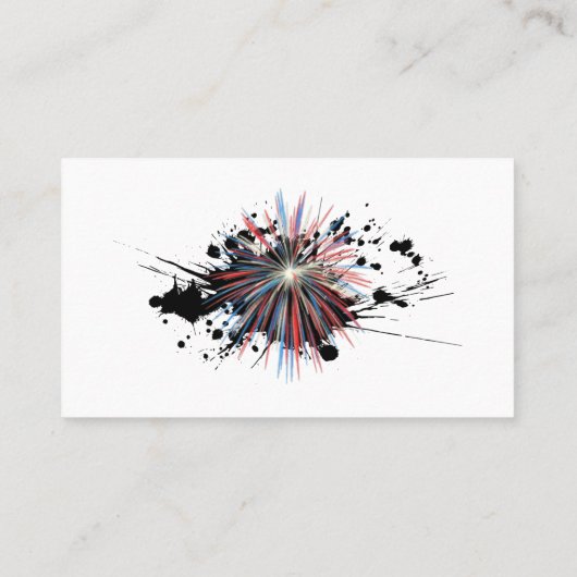 Schweißfunken Visitenkarte (Rückseite)