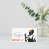 Schweißgerät mit Visitenkarte (Stehend Vorderseite)