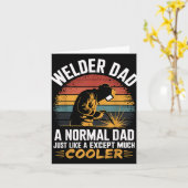 Schweissgeschenk für Vater, Schweißen, Vater oder  Karte (Gelbe Blume)