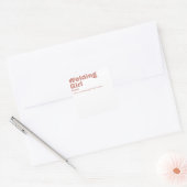 SchweissGirl - Schweißen Quadratischer Aufkleber (Umschlag)