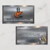 Schweisshalterung | Metall Visitenkarte (Vorne/Hinten)