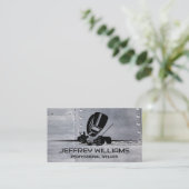 Schweißhelm | Metall Visitenkarte (Stehend Vorderseite)