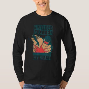Schweißhelm Sprichwort Welder schmolz Mein Herz We T-Shirt