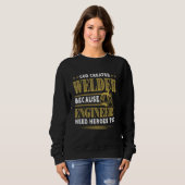 Schweißkonstrukteure Schmelzschweißer Sweatshirt (Vorne ganz)