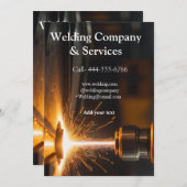 Schweißkontraktkonstruktion: Name Einladung (Vorne/Hinten)