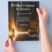 Schweißkontraktkonstruktion: Name Flyer (Hand)