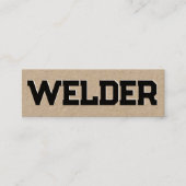 SchweißKraft Mini Visitenkarte (Vorderseite)