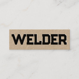 SchweißKraft Mini Visitenkarte