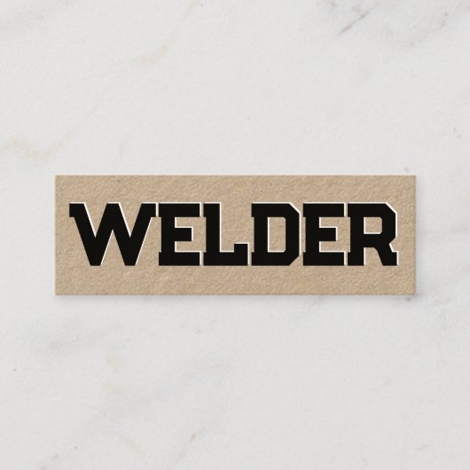 SchweißKraft Mini Visitenkarte (Vorderseite)