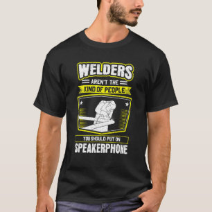 Schweißlautsprecher Schweißgerät T-Shirt