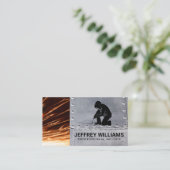 Schweißlogo | Metallrivets | Sparks Visitenkarte (Stehend Vorderseite)