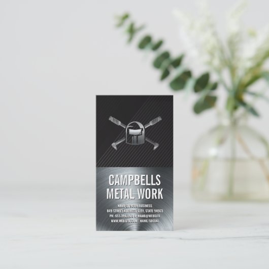 Schweißlogo | Smith Visitenkarte (Stehend Vorderseite)