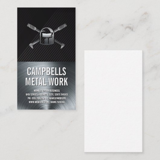 Schweißlogo | Smith Visitenkarte (Vorne/Hinten)