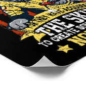 Schweißmaschine MIG für Metallwerkschweißmaschinen Poster (Ecke)