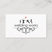 Schweißmaschine Visitenkarte (Rückseite)