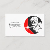 Schweißmaschine Visitenkarte (Vorderseite)