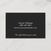 Schweißmetallschneider Visitenkarte (Rückseite)