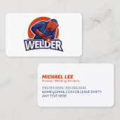 Schweißmetallschweißen Visitenkarte (Vorne/Hinten)