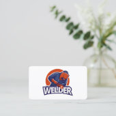 Schweißmetallschweißen Visitenkarte (Stehend Vorderseite)