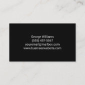 Schweißmetallschweißer Visitenkarte (Rückseite)