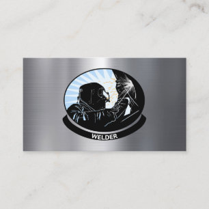 Schweißmetallschweißer Visitenkarte