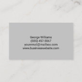 Schweißmetallschweißfabrikator Visitenkarte (Rückseite)