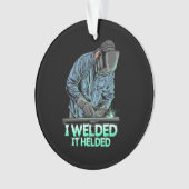 Schweißnähte Ornament (Vorderseite)