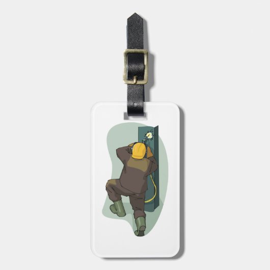 Schweißnahtplatten Gepäckanhänger (Vorderseite vertikal)