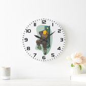 Schweißnahtplatten Große Wanduhr