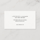 Schweißsäge | Metallrivets | Stahlherstellung Visitenkarte (Rückseite)