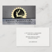 Schweißsäge | Metallrivets | Stahlherstellung Visitenkarte (Vorne/Hinten)