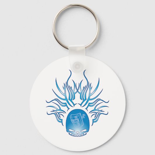 Schweißschädel Schlüsselanhänger (Vorderseite)