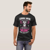 Schweissschweißen-Ehefrau T-Shirt (Vorne ganz)