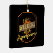 Schweißschweißen Keramikornament (Rechts)