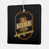 Schweißschweißen Keramikornament (Links)