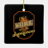 Schweißschweißen Keramikornament (Rückseite)