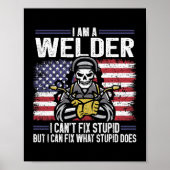 Schweißschweißen Poster (Vorne)