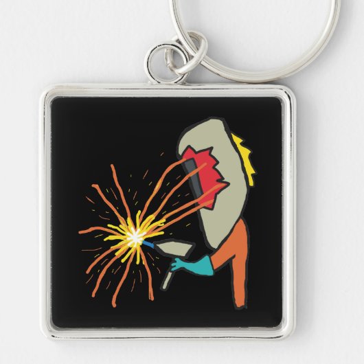 Schweißschweißen Schlüsselanhänger (Vorne)