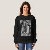 Schweißschweißen von Metalworker Sweatshirt (Vorne ganz)