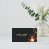 Schweißstahlwerk Visitenkarte (Stehend Vorderseite)