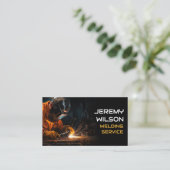 Schweißstahlwerk Visitenkarte (Stehend Vorderseite)