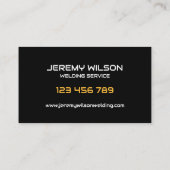 Schweißstahlwerk Visitenkarte (Rückseite)