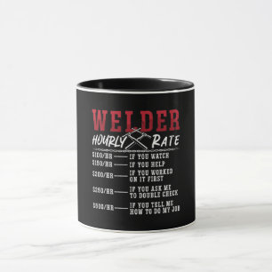 Schweißstundenschweißer Karriere Weld Welders Tasse