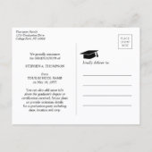 Schweisstorch & Sparks-zertifizierter Schweißer-Ab Ankündigungspostkarte (Rückseite)