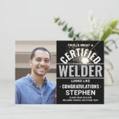 Schweisstorch & Sparks-zertifizierter Schweißer-Ab Einladung (Stehend Vorderseite)