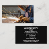 SchweissVisitenkarte Visitenkarte (Vorne/Hinten)