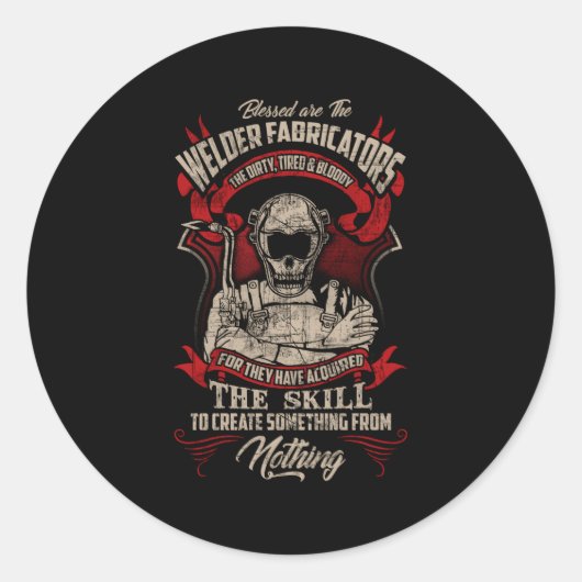 Schweißwerkstoffe Schweiser zurück Runder Aufkleber (Vorderseite)