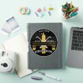 Schweißwitz-Geschenk Aufkleber (iPad Hülle)