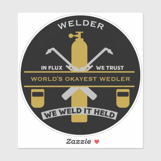 Schweißwitz-Geschenk Aufkleber (Blatt)