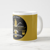 Schweißwitz-Geschenk Jumbo-Tasse (Vorderseite Rechts)